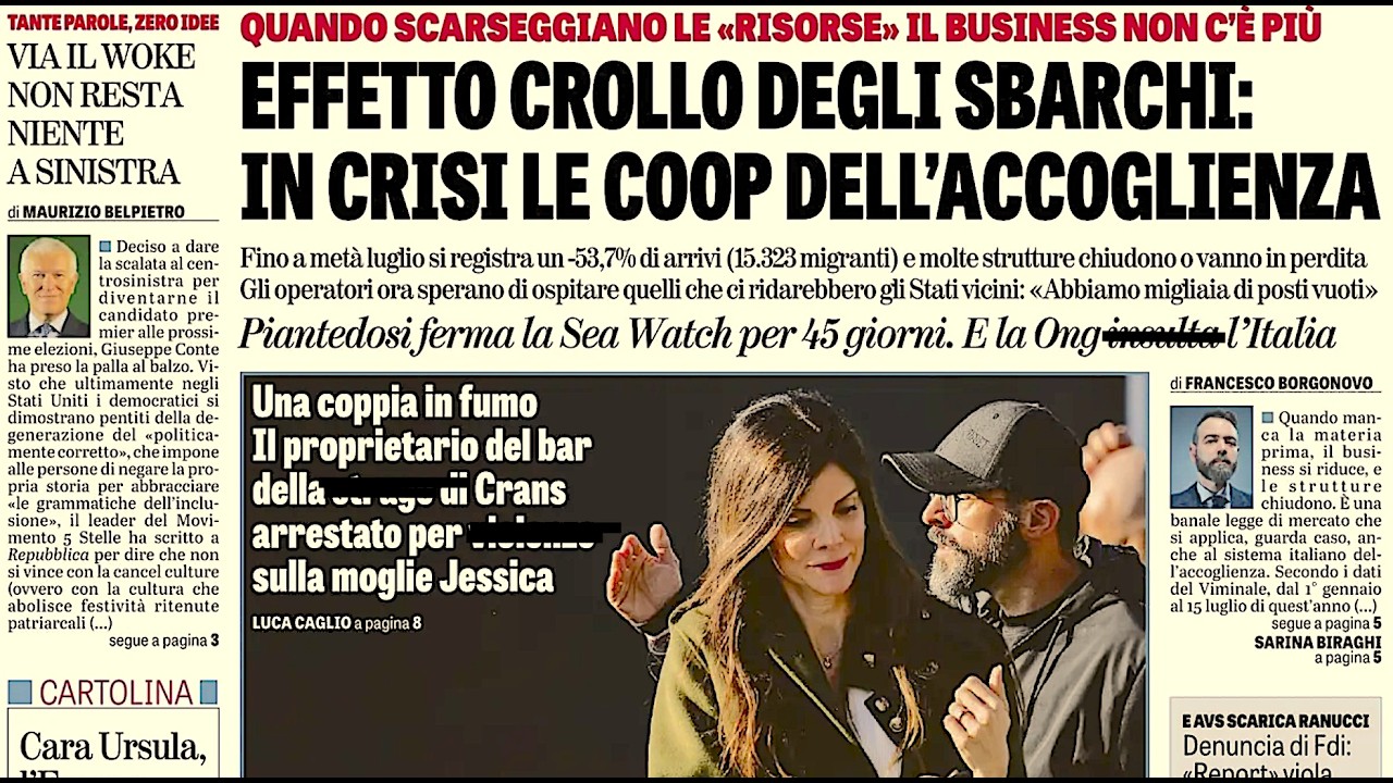 RASSEGNA STAMPA 24 AGOSTO 2026. QUOTIDIANI NAZIONALI ITALIANI PRIME PAGINE DEI GIORNALI DI OGGI.