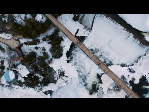 4K Winter Hike through Snowy Forest with Snow Crunch