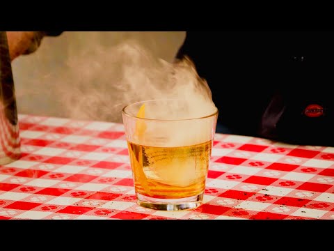 Smoked Old Fashioned Cocktail