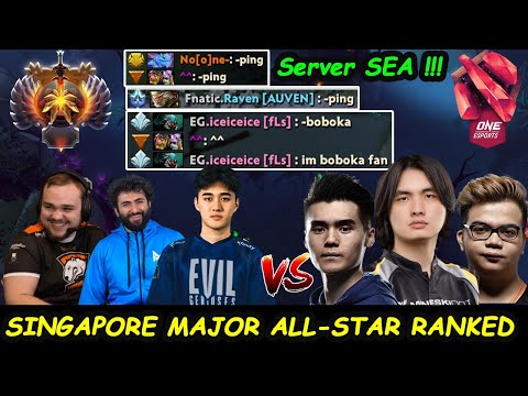 Singapore Major Ranked All-Star !!! Abed + Noone + GH vs iceiceice + Sccc + Raven Dota 2 Gameplay