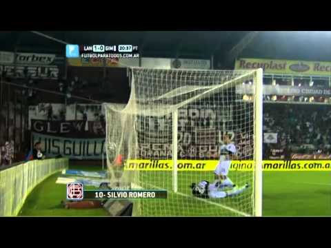 Gol de Romero. Lanús 1 vs. Gimnasia LP 0. Fecha 17. Primera División 2014. FPT