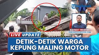 Geger Sepeda Motor Dicuri di Bogor Tengah, Maling Sempat Coba Kabur Bobol Atap Warga hingga Rusak