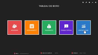 Logiciel de gestion de club de sport - La salle -  برنامج تسيير قاعة رياضية
