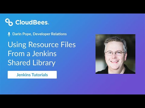 使用 Jenkins 共享库中的资源文件