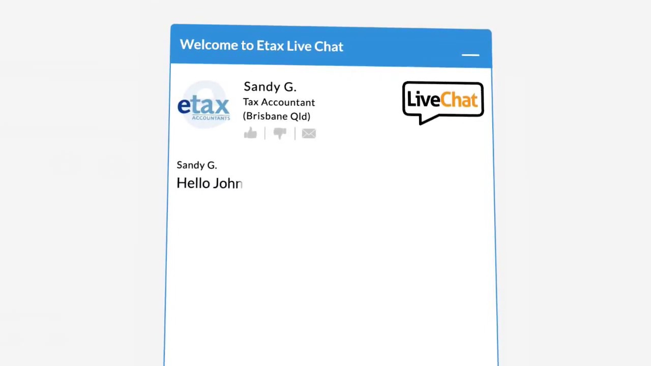Etax Live Chat