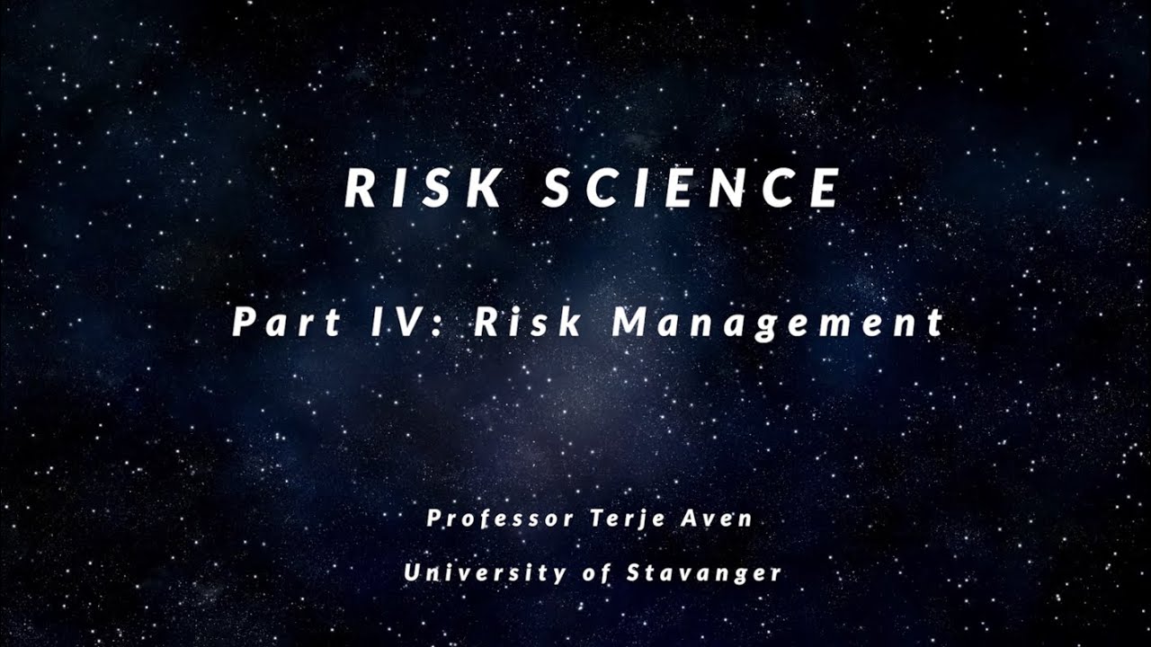 Risk Science (4): Risk Management