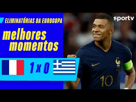 Gols e lances de França x Grécia