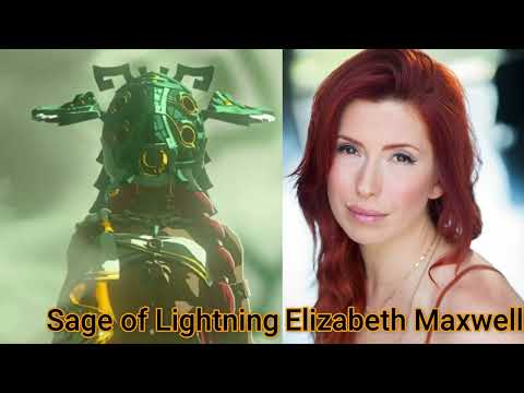 Character and Voice Actor - Zelda Tears of the Kingdom - Sage of Lightning - Elizabeth Maxwell