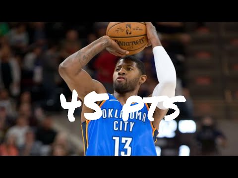 Paul George Full Game Highlights vs Jazz |1-22-19| 2018-19 Season|