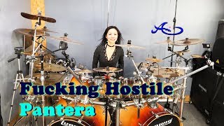 PANTERA - Fucking Hostile drum cover by Ami Kim (#67)