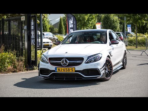 611HP Stage 2 Mercedes C63 S AMG with Decat Downpipes - LOUD Revs & Accelerations !