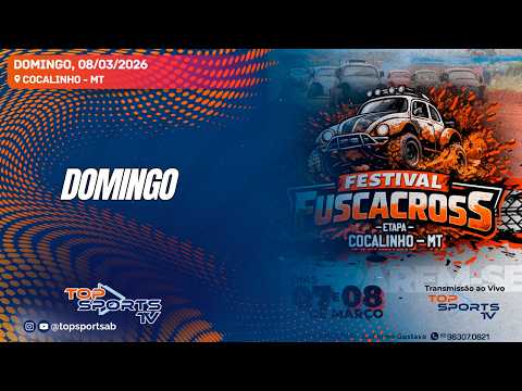 Festival FUSCACROSS - Etapa Cocalinho - MT -  DOMINGO - 08/03/2026