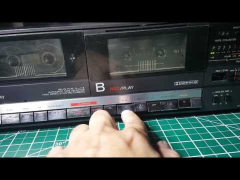 Sony TC-W3 Dual Cassette deck, player/recorder