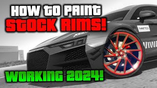 GTA Online: How to EASILY Paint Stock Rims On ALL Platforms in 2024!