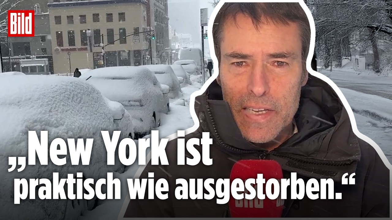 BLIZZARD-ALARM IN NEW YORK: 38 cm Schnee, 250 000 Menschen ohne Strom – Stadt im Ausnahmezustand!