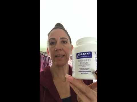 Betaine HCL with Pepsin by Pure Encapsulations...