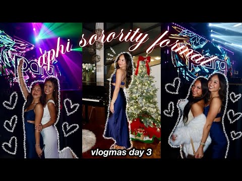 aphi sorority formal ❤︎ Vlogmas Day 3!