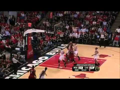 LeBron James 28 Points Heat vs Bulls Game 5 Highlights 5_26_11