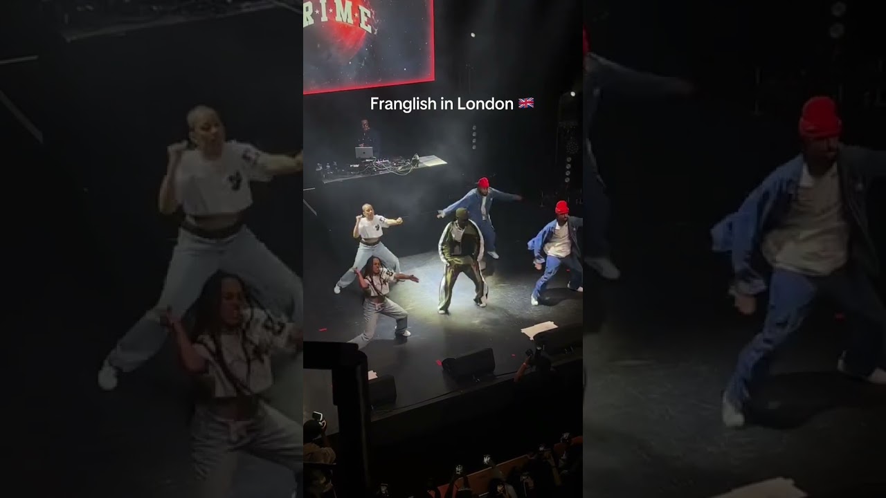 Franglish concert in London 🇬🇧 c’est tellement la star qu’il pense être #franglish #glishmob #fyp