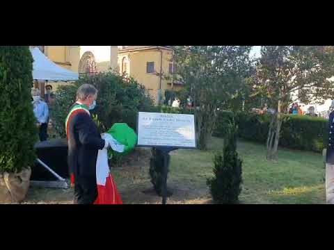 Pianengo, la cerimonia di intitolazione della piazza