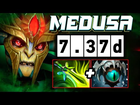 900GPM Medusa 33Kills Insane Damage Split Shot Butterfly + Skadi Dota 2