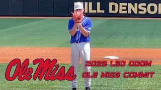 OLE MISS BASEBALL COMMIT!🔒 2025 Leo Odom tops 90mph at 2D Southeast Cup!