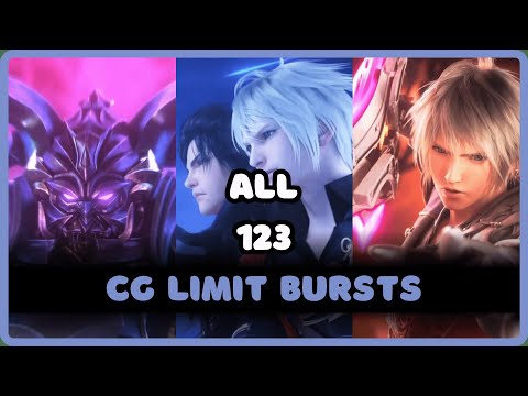 All 123 Characters CG Limit Bursts | Final Fantasy Brave Exvius