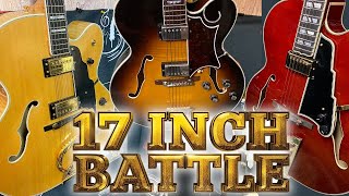 17 Inch Laminate Archtop Guitar Battle: Gibson vs Guild vs D’Angelico