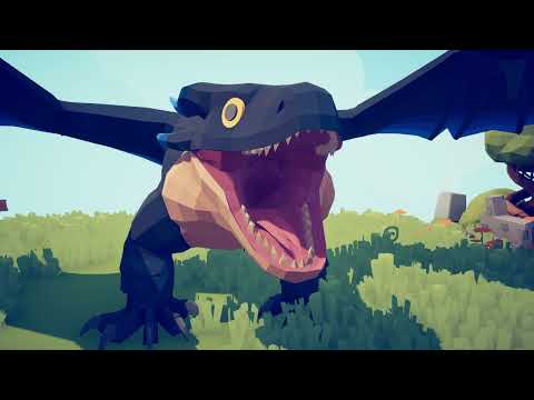 TACTICAL FREE GUY vs NEW GREATER DRAGON | NEW ANIMAL KINGDOM TABS UNITS