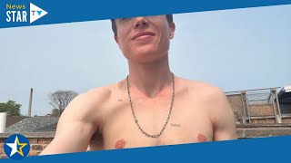 Elliot Page shows off toned physique in topless photo celebrating 'transjoy'