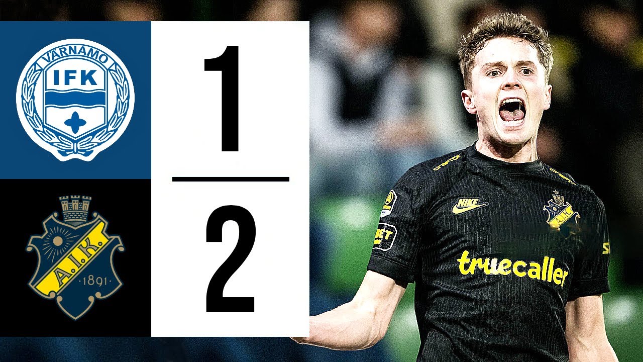 HIGHLIGHTS | VÄRNAMO 1-2 AIK | ALLSVENSKAN