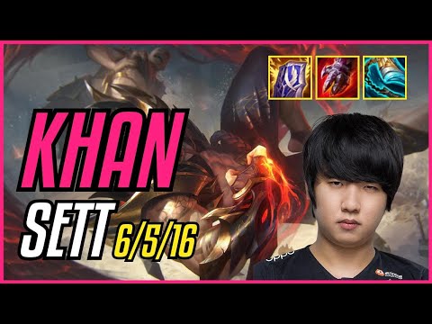 KHAN - SETT - EUW CHALLENGER - PATCH 11.9