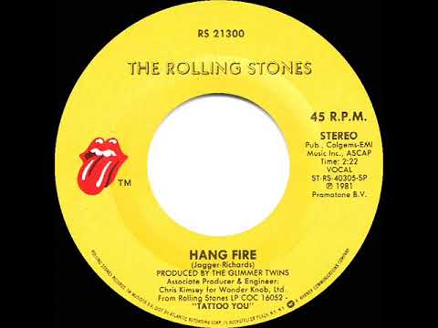 1982 HITS ARCHIVE: Hang Fire - Rolling Stones
