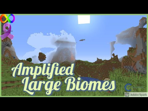 Minecraft Amplified Large Biomes Preset Tutorial