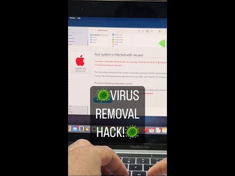 🦠Virus removal in under 15 seconds! Works for #windows and #macos 🦠 #virus #macbook