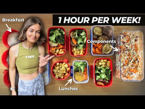 Build The Perfect Vegan Meal Plan To Lose Fat (1 HOUR A WEEK)