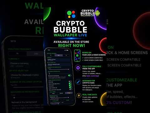 Crypto Bubble Wallpaper Live