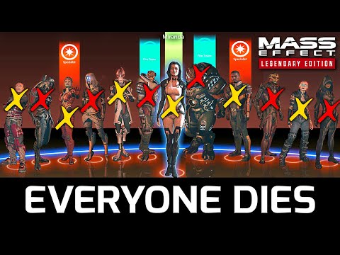 Shepard and ALL Squad Members Die in the Suicide Mission. Worst Ending of Mass Effect 2 (Legendary)