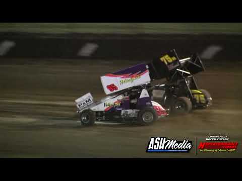 Sprintcars: 2009 Easter Challenge - A-Main - Charlton Raceway - 12.04.2009