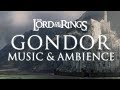 Lord of the Rings Music & Ambience | Gondor - Morning Rain and Thunder at Minas Tirith