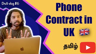 How to get mobile phone in contract in UK? | iPhone | International student life | Tamil vlog | 2022