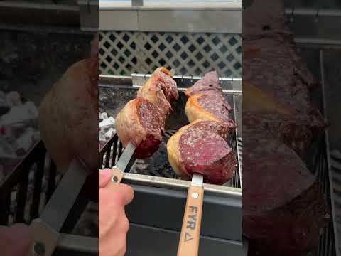 Skewered Picanha with Chimichurri Butter | Over The Fire Cooking by Derek Wolf