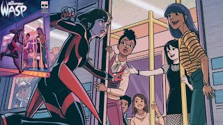 UNSTOPPABLE WASP #6-  [TV Cop Kicks Door] &quot;Sir! Put The Agenda DOWN...And Step Away From The Story!&quot;