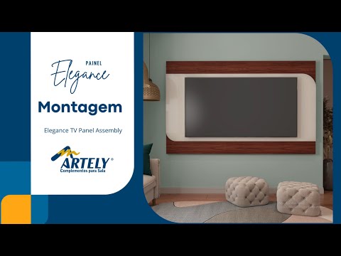 Video thumbnail of Painel para TV até 86 Polegadas Trama Artely