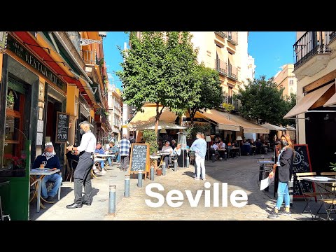 [4K]🇪🇸Seville, Spain: The city of Opera / Day & Night Tour of Centro & Juderia  Feb. 2022