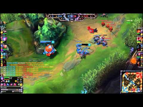 Awesome Tahm Kench/Jinx 2v4 Bot-Lane #LCSBigPlays