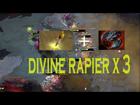 dota 2 Sumail  (divine rapier x 3) || Supernoob&Luck