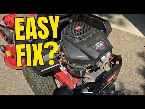 Toro Timecutter Running Rough | Backfiring and Surging Solved