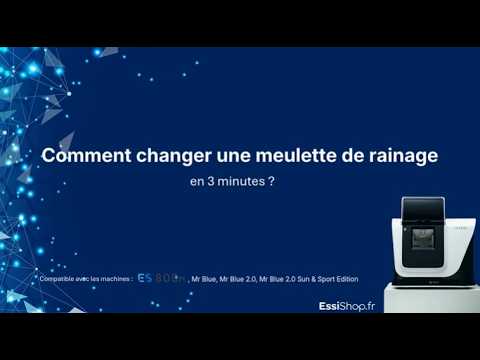 Comment changer une meulette de rainage sur ES 800M et sur la gamme Mr Blue ?