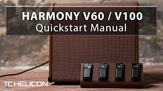 Harmony V60/V100 Amps Quickstart Manual